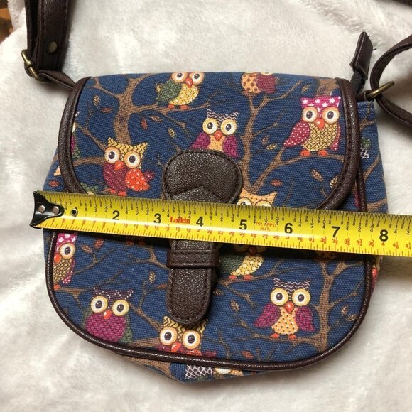 Owl Cloth Small Crossbody Purse NWOT - Picture 7 of 8